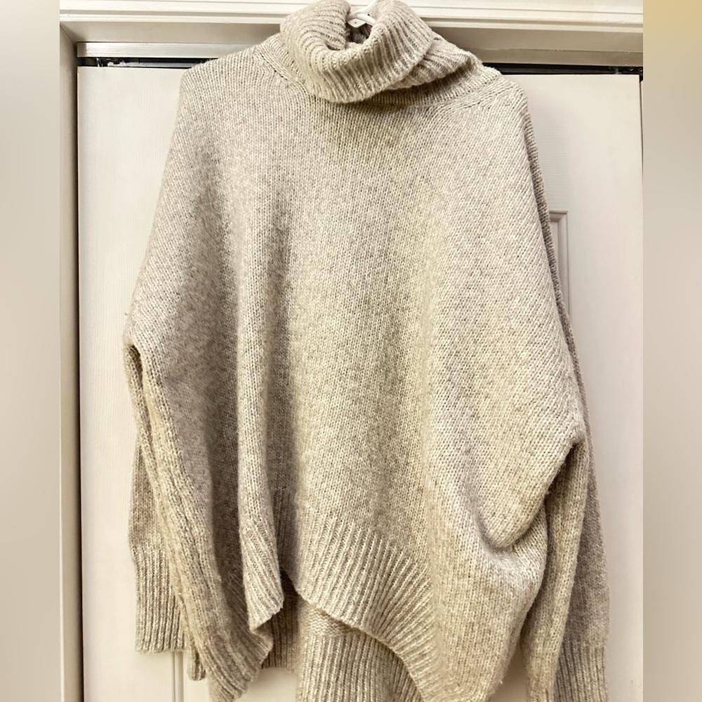 Topshop chunky knit turtleneck sweater